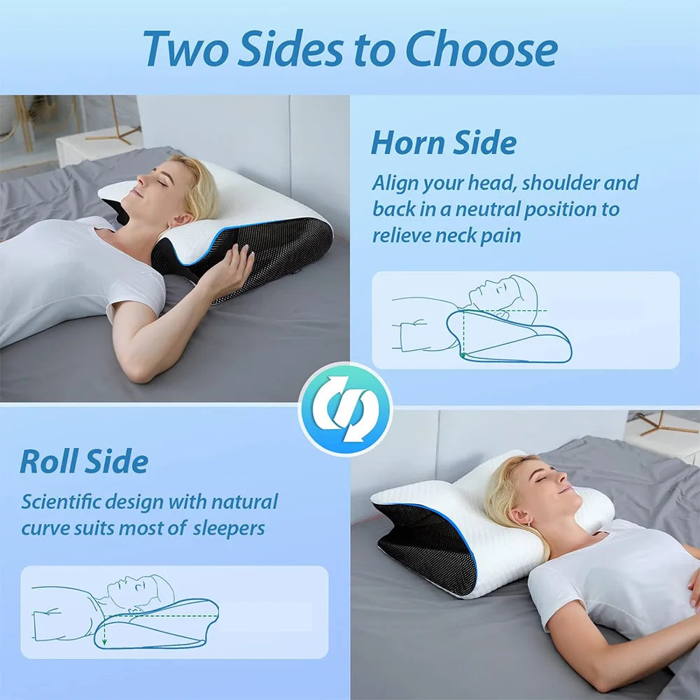 TheraNeck™ Butterfly Memory Foam Pillow