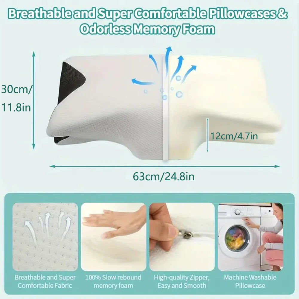 TheraNeck™ Butterfly Memory Foam Pillow