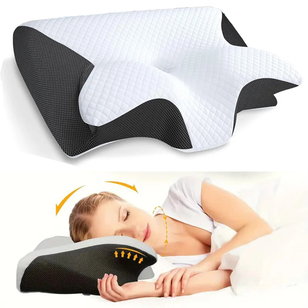 TheraNeck™ Butterfly Memory Foam Pillow