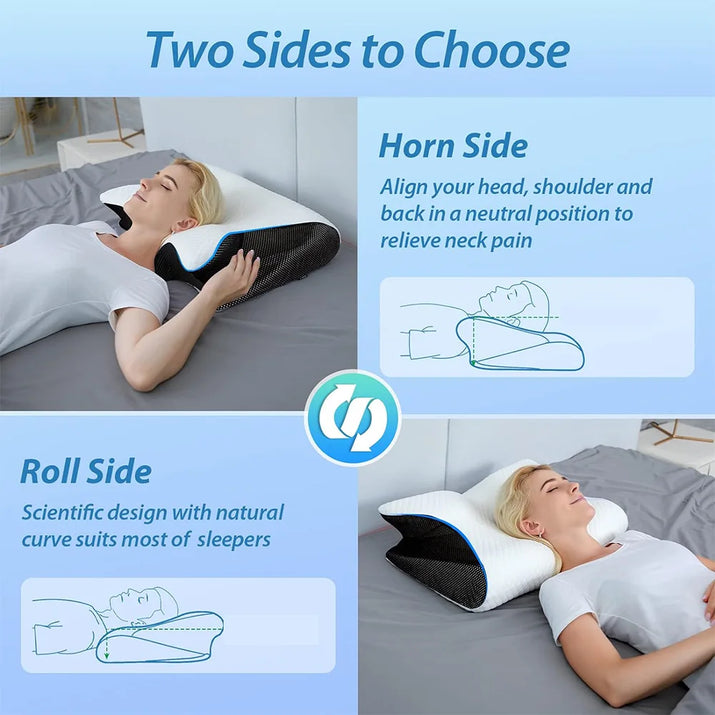 TheraNeck™ Butterfly Memory Foam Pillow