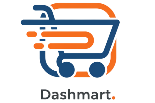 add Dashmart. below the cart (small and minimalistic)